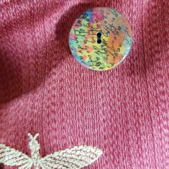 Jill Stern Wearable Art Jacket Size Large - Picture 2 of 5